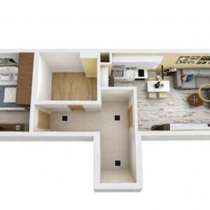 Комплекс Хелена Парк – 3D план на апартамент