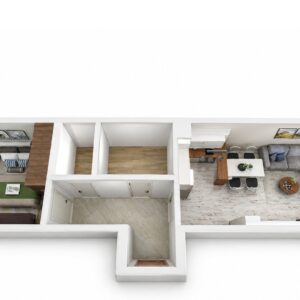 Комплекс Хелена Парк – 3D план на апартамент